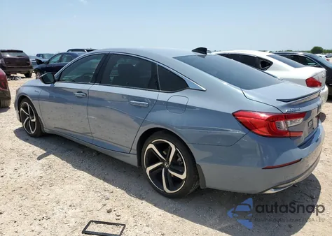 2022 Honda Accord Hybrid Sport z USA, uszkodzony, nr VIN 1HGCV3F21NA042091